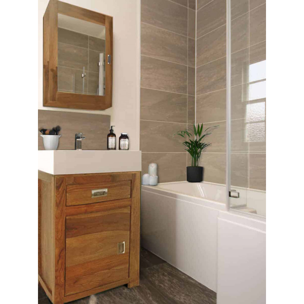 Unterschrank Bhatang Modern Teak Braun