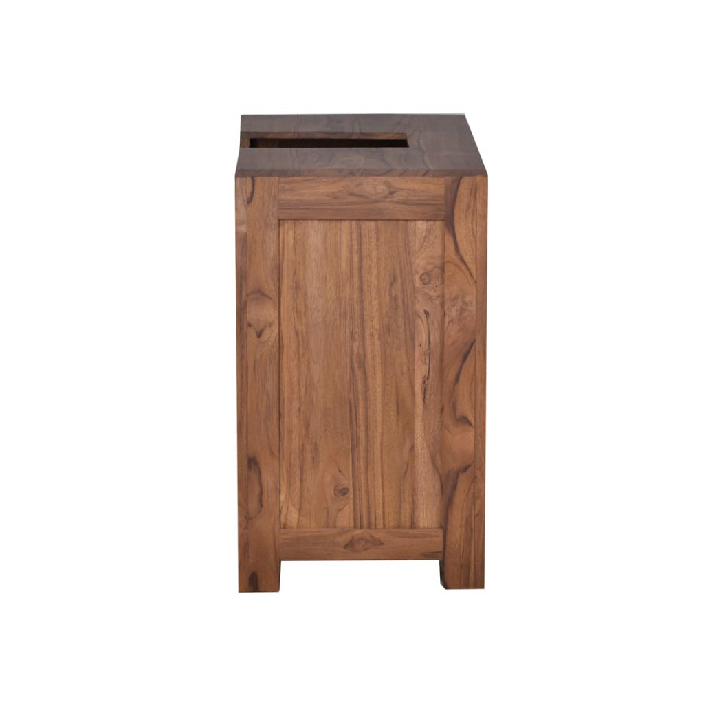 Waschbeckenunterschrank Bhatang Modern Teak Braun