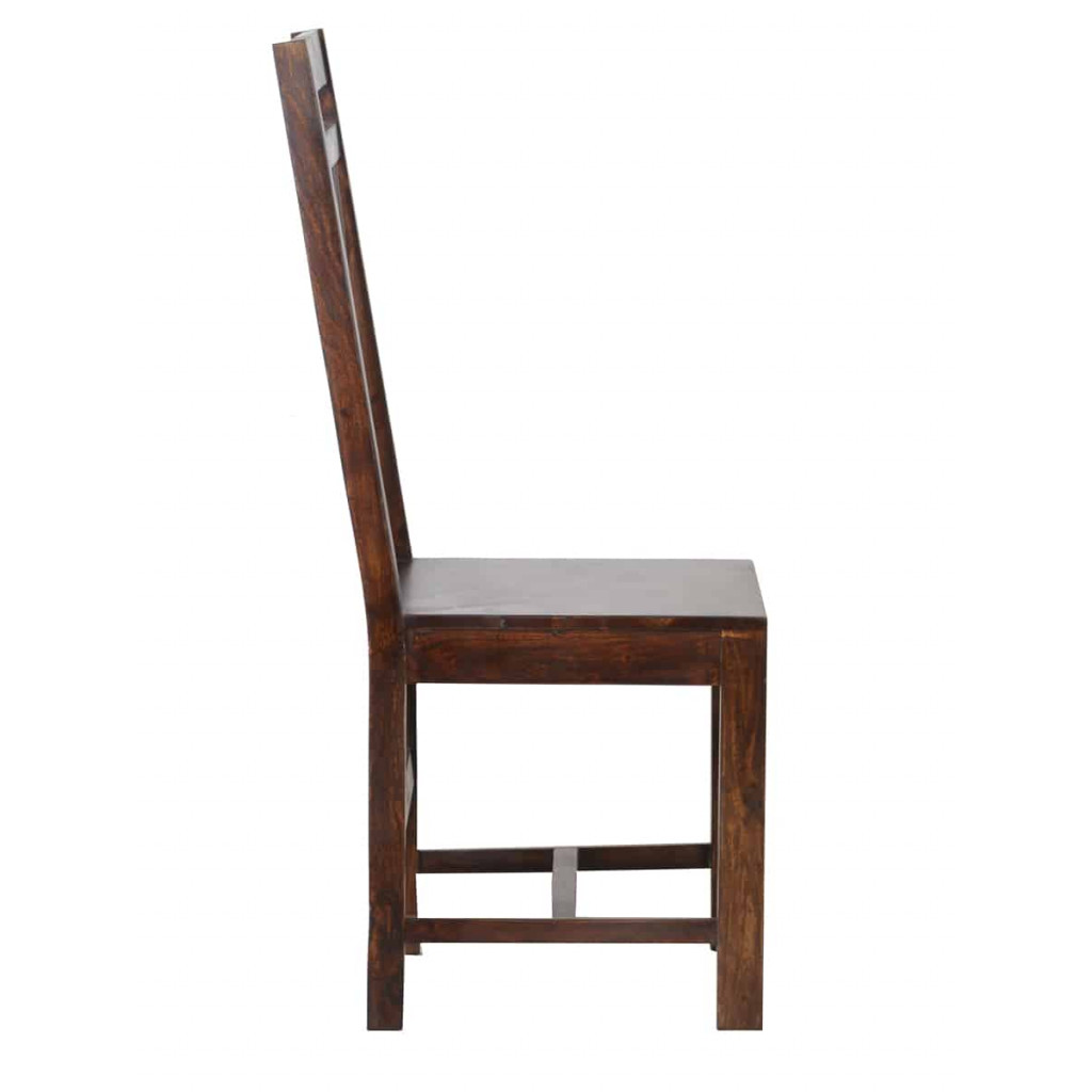 Esszimmerstuhl Colombo Kolonialstil Massivholz Akazie Walnuss