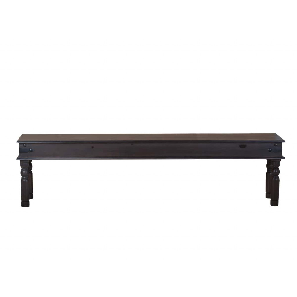 Bank Colombo Kolonialstil Pinie Walnuss