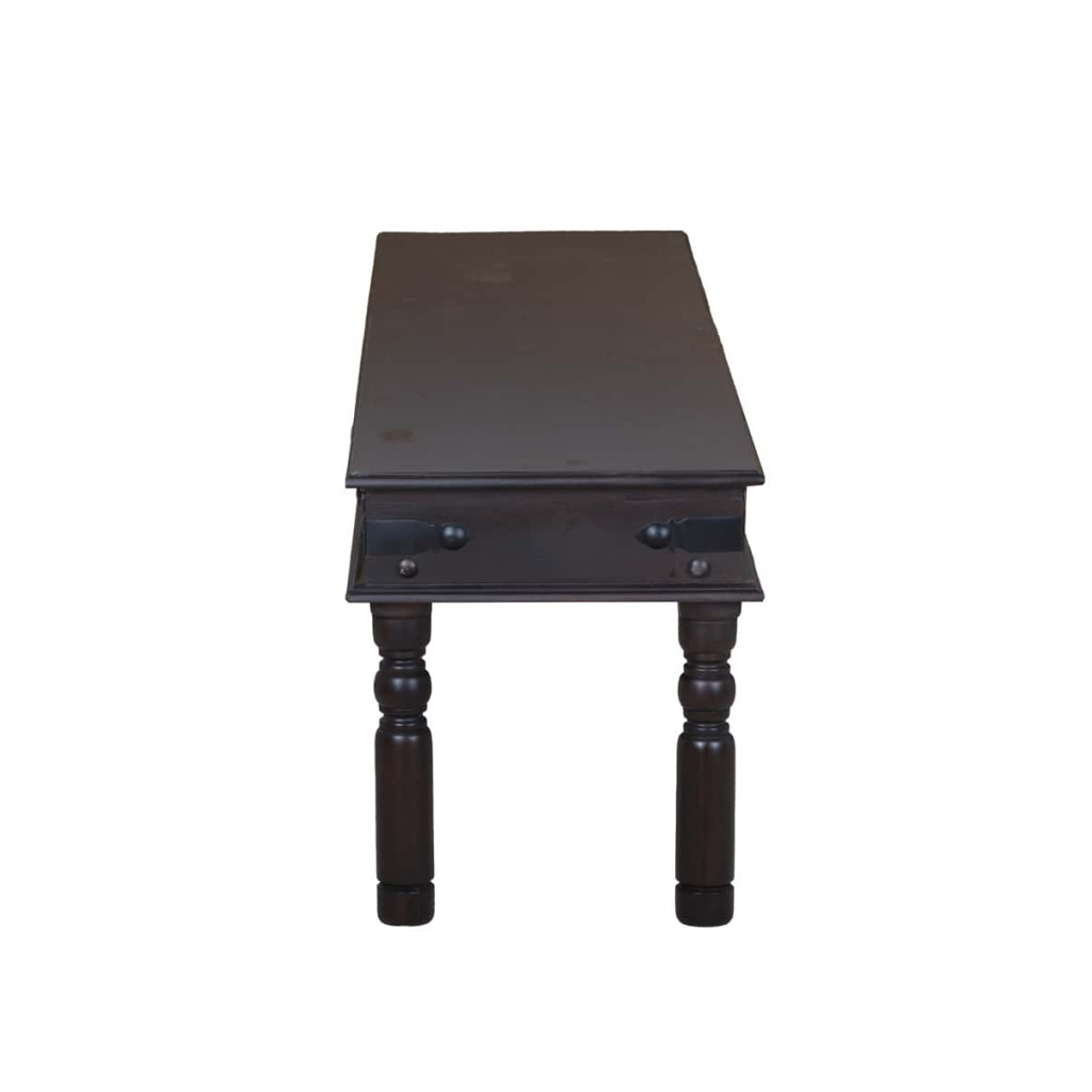 Bank Colombo Kolonialstil Pinie Walnuss