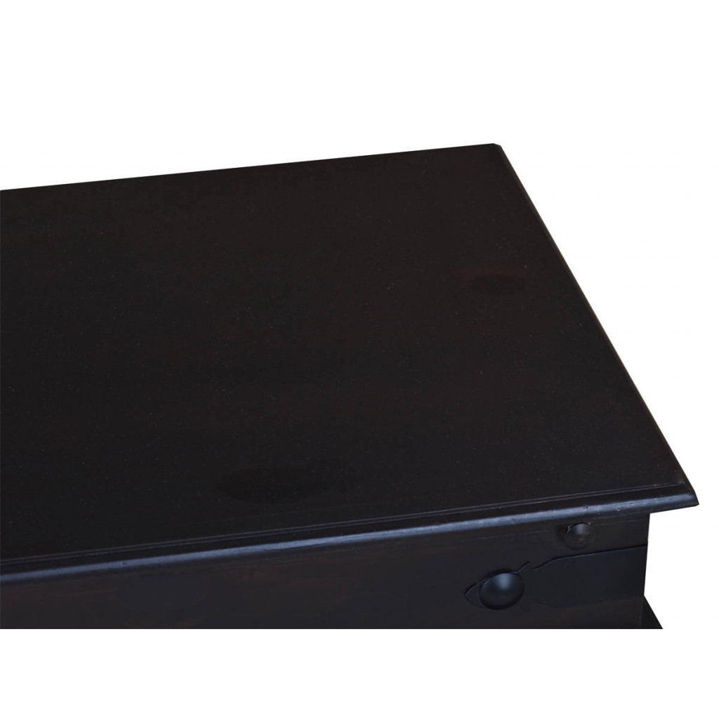 Bank Colombo Kolonialstil Pinie Walnuss