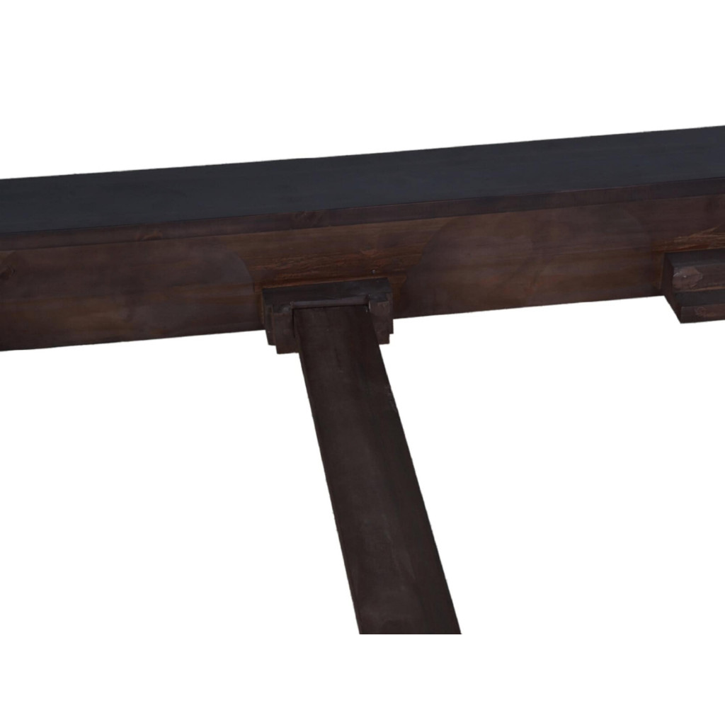 Bett Colombo Kolonialstil Massivholz Pinie Walnuss