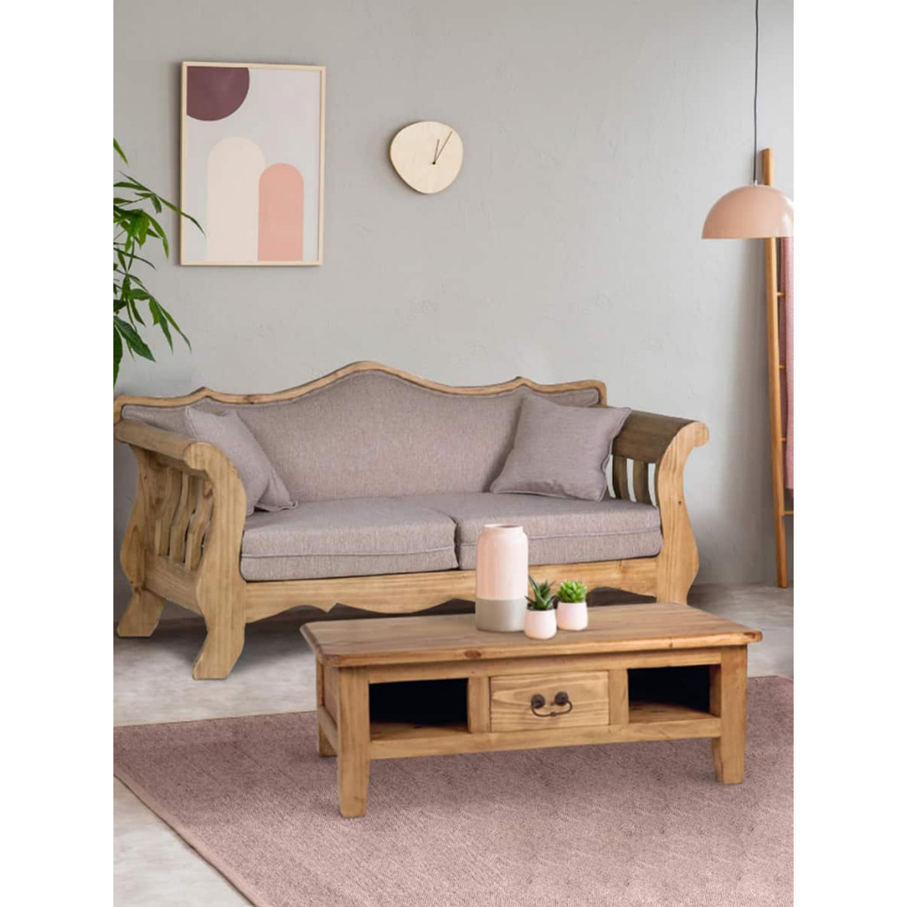 Couchtisch Mexico Möbel Landhaus Pinie Honig