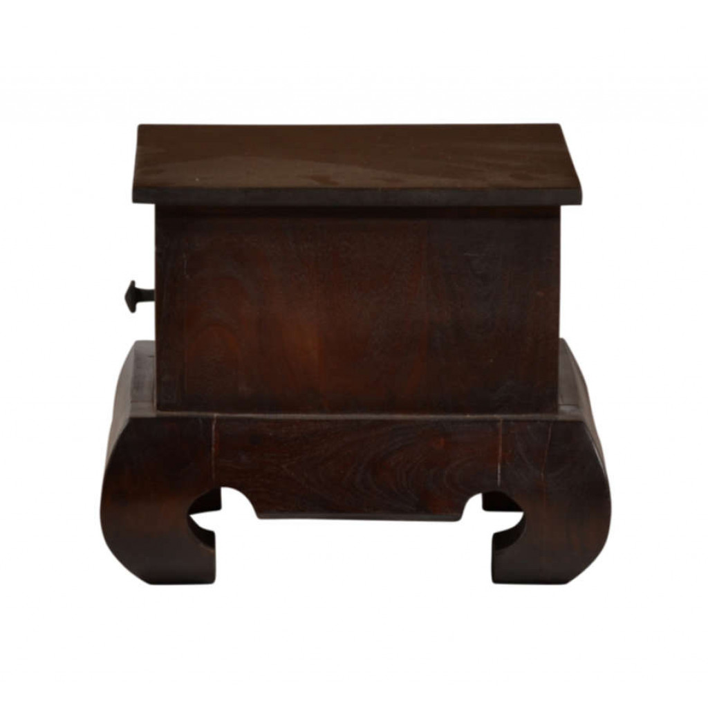 Nachttisch Colombo Kolonialstil Akazie Walnuss