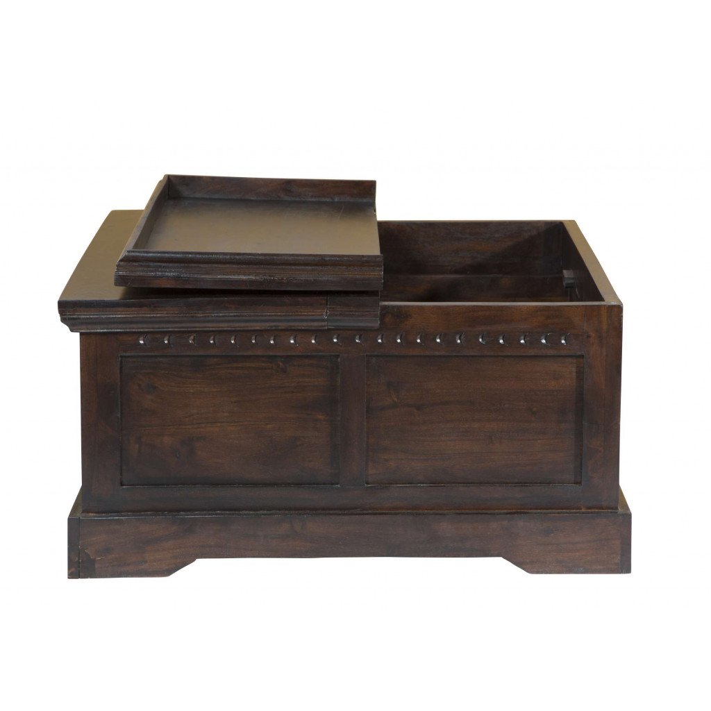 Truhentisch Colombo Kolonialstil Akazie Walnuss