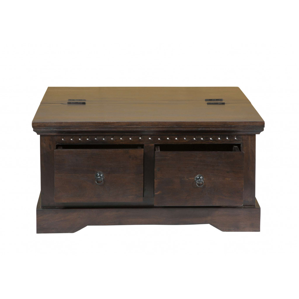 Truhentisch Colombo Kolonialstil Akazie Walnuss