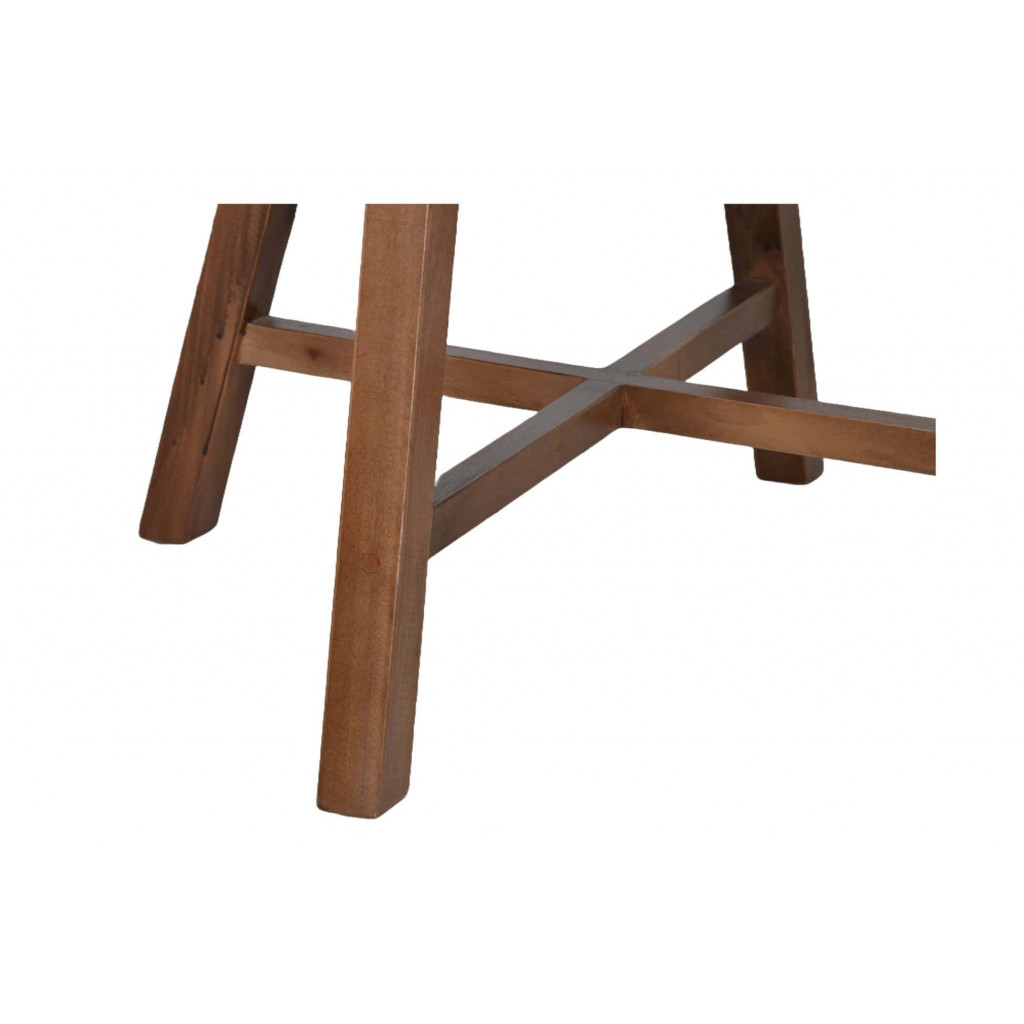 Armlehnstuhl  Modern Mango Kubu-grau