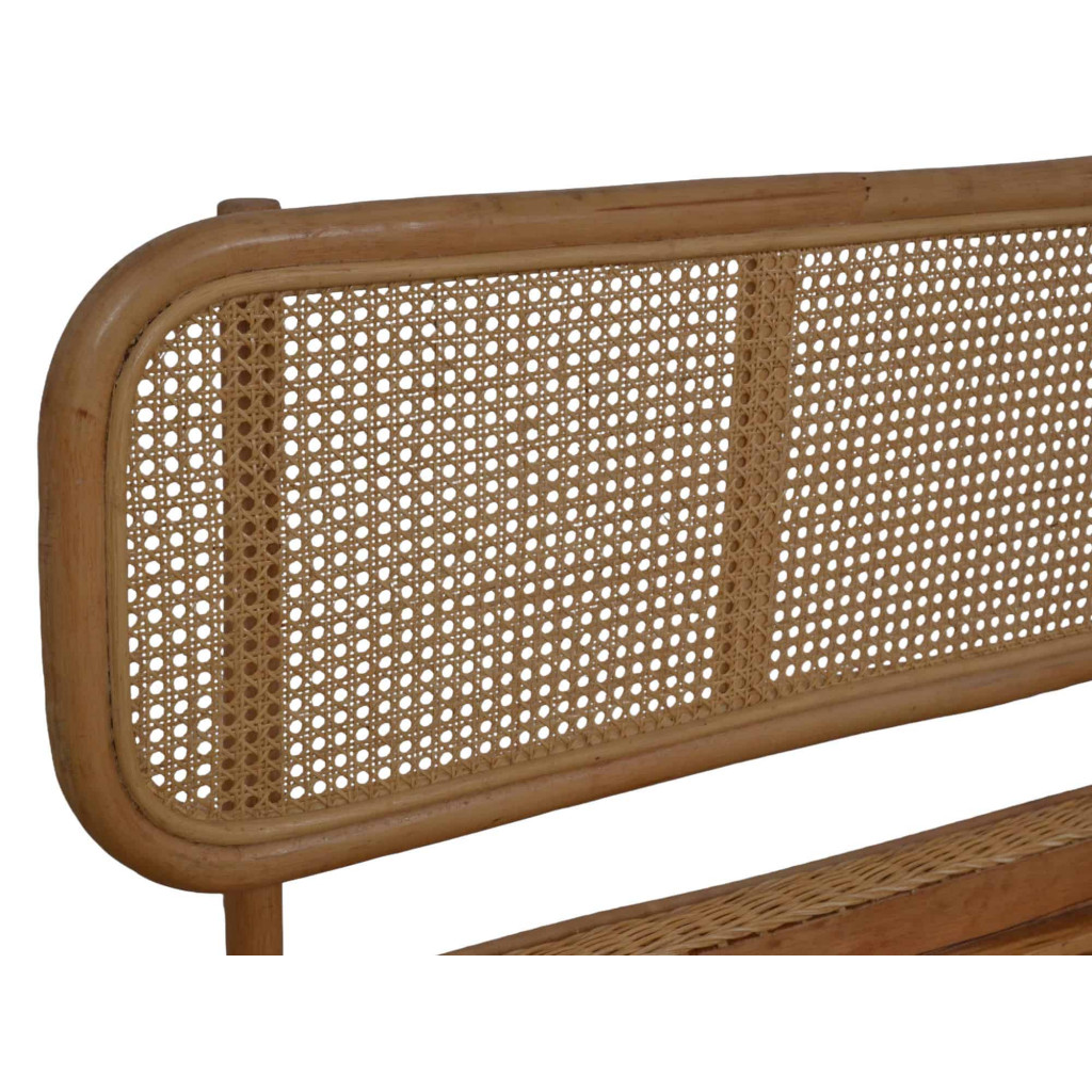 Bett Rattan Modern Rattan Rattan natur