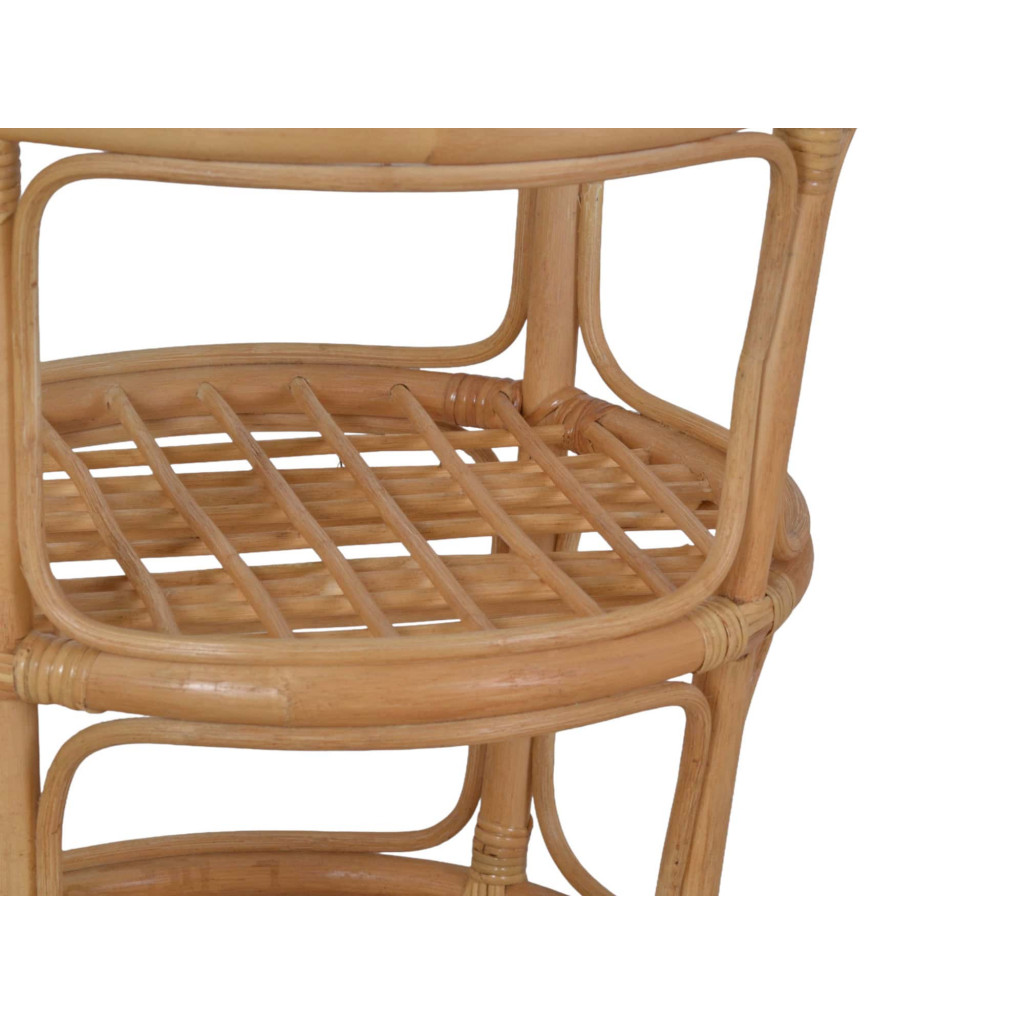 Couchtisch Rattan Landhaus Honig