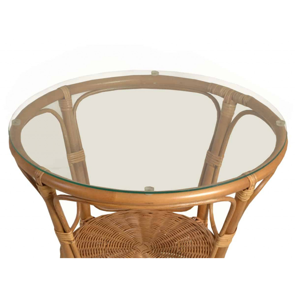 Couchtisch Rattan Landhaus Rattan Honig