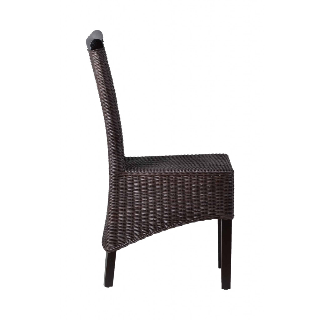 Esszimmerstuhl Rattan Modern Mango Braun