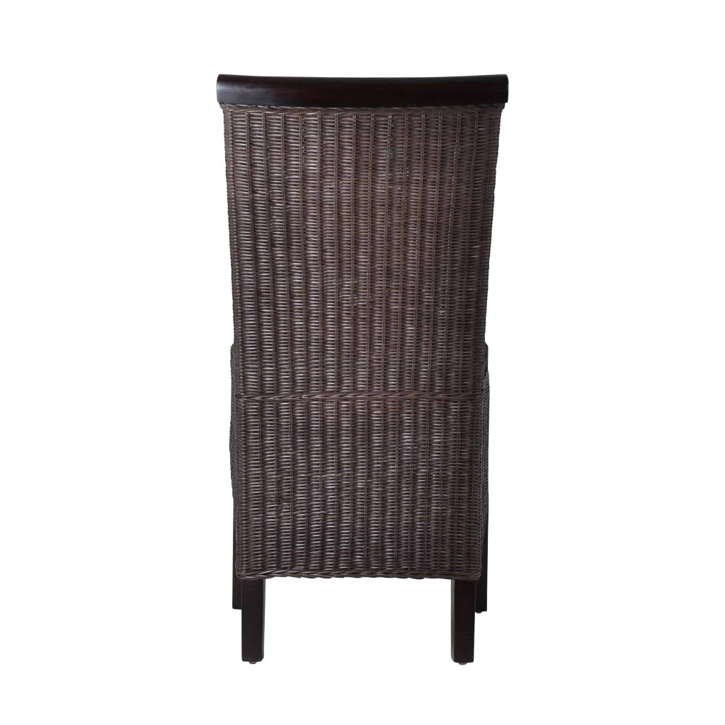 Esszimmerstuhl Rattan Modern Mango Braun