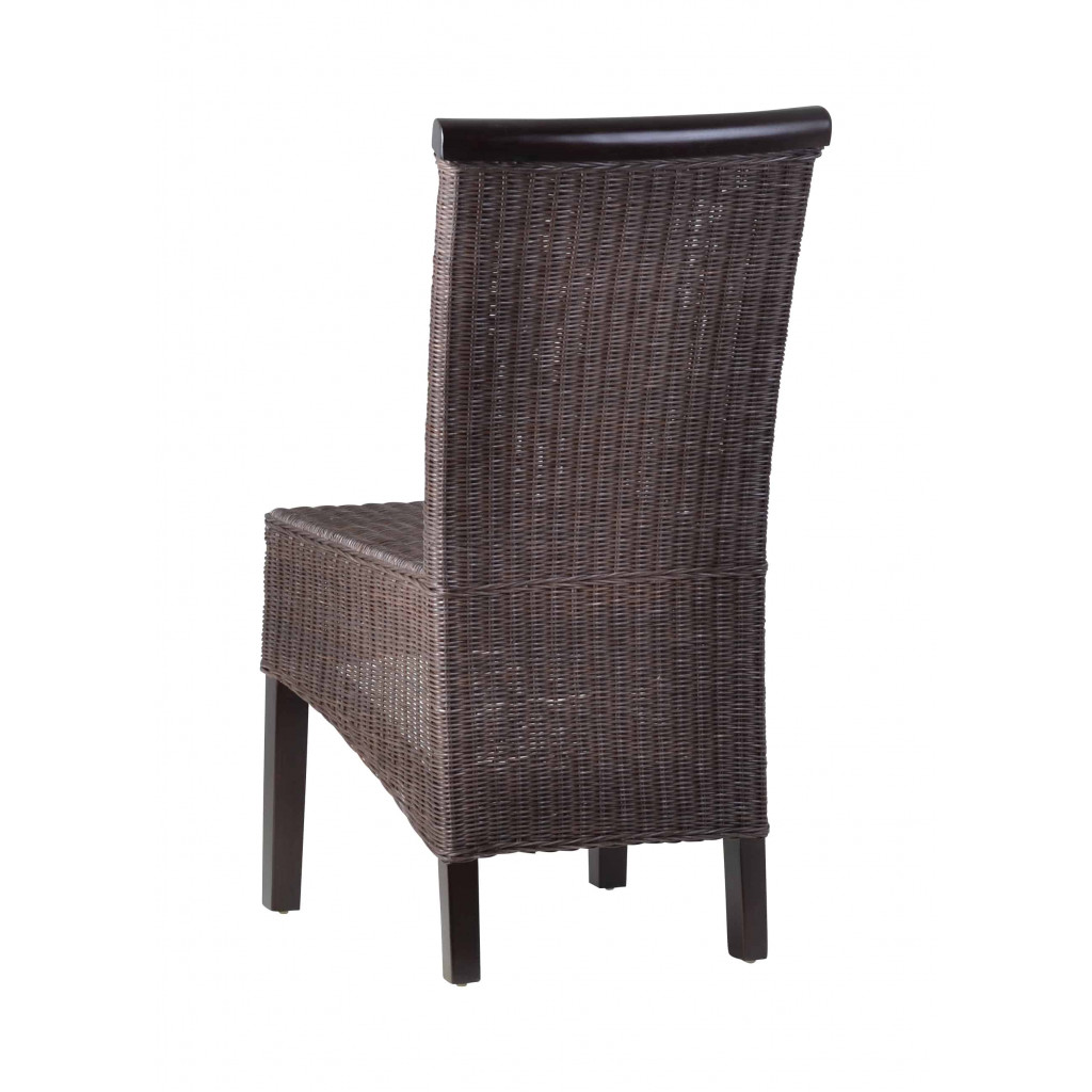 Esszimmerstuhl Rattan Modern Mango Braun