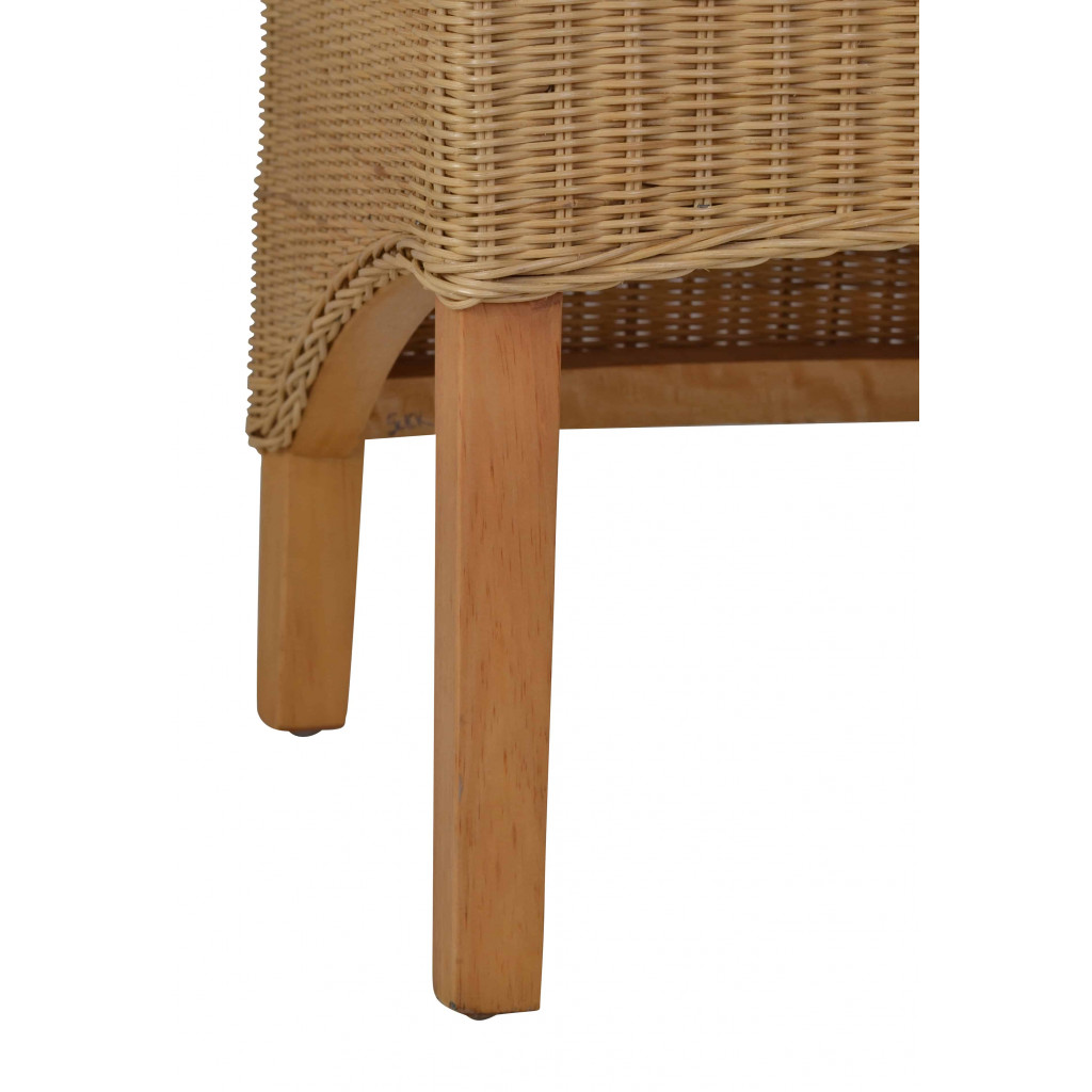Esszimmerstuhl Rattan Modern Massivholz Rattan Mango Rattan natur