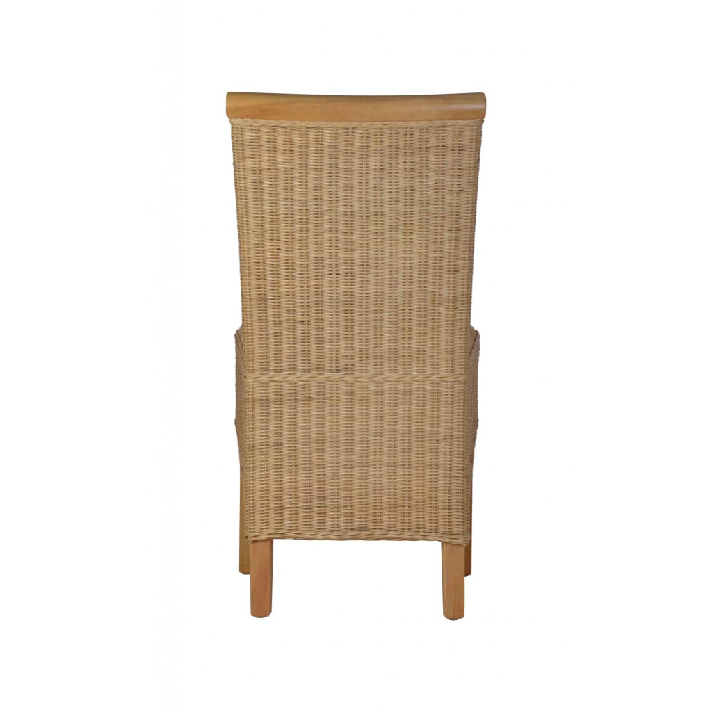 Esszimmerstuhl Rattan Modern Massivholz Rattan Mango Rattan natur