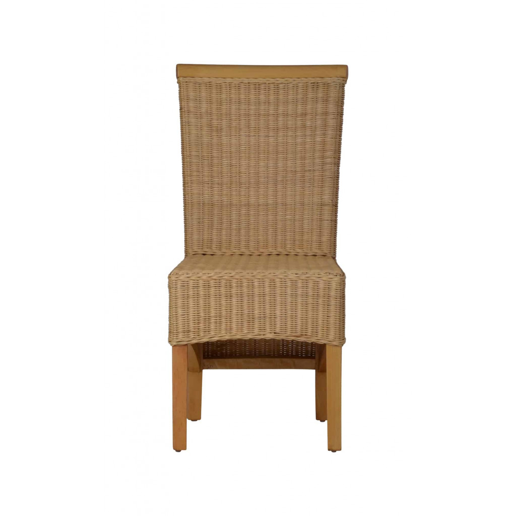 Esszimmerstuhl Rattan Modern Massivholz Rattan Mango Rattan natur