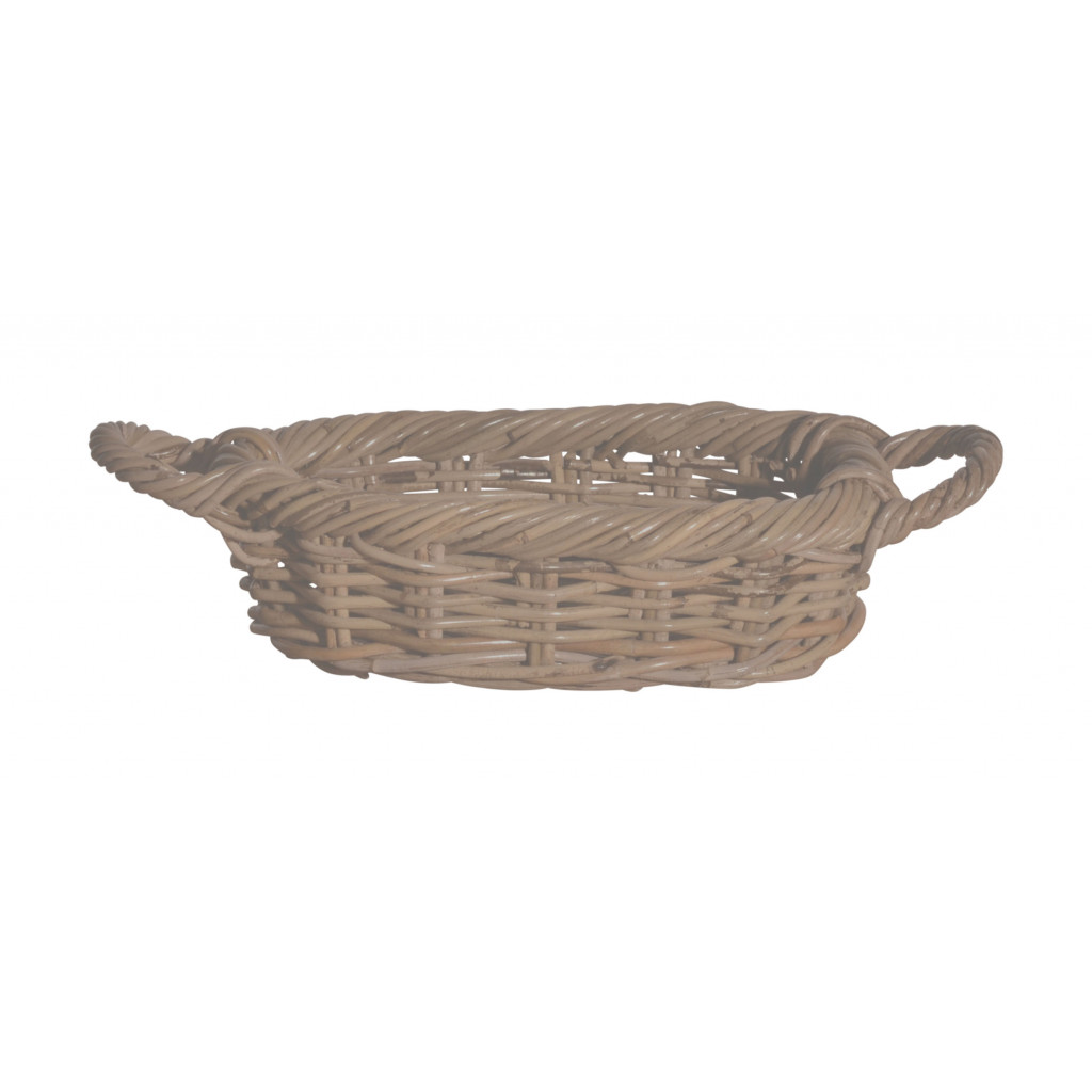 Korb  Landhaus Grau