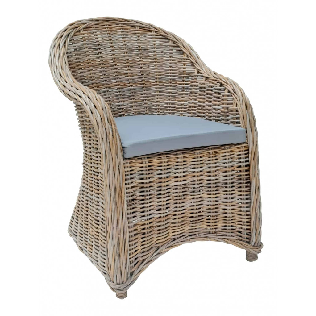 Sessel  Landhaus Kubu-grau