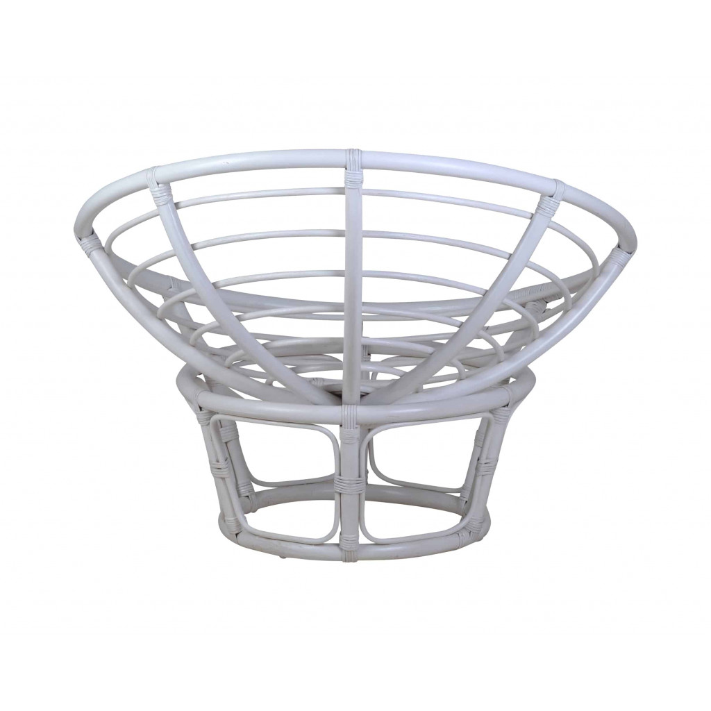 Sessel  Modern Rattan Weiß