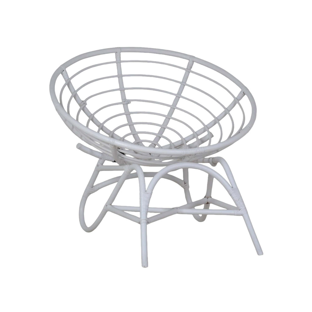 Sessel Rattan Landhaus Rattan Weiß