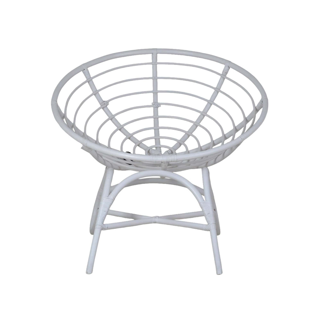 Sessel Rattan Landhaus Rattan Weiß