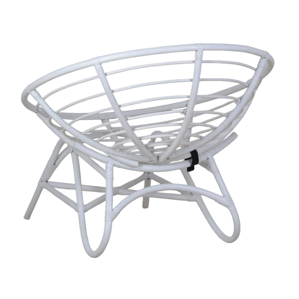 Sessel Rattan Landhaus Rattan Weiß