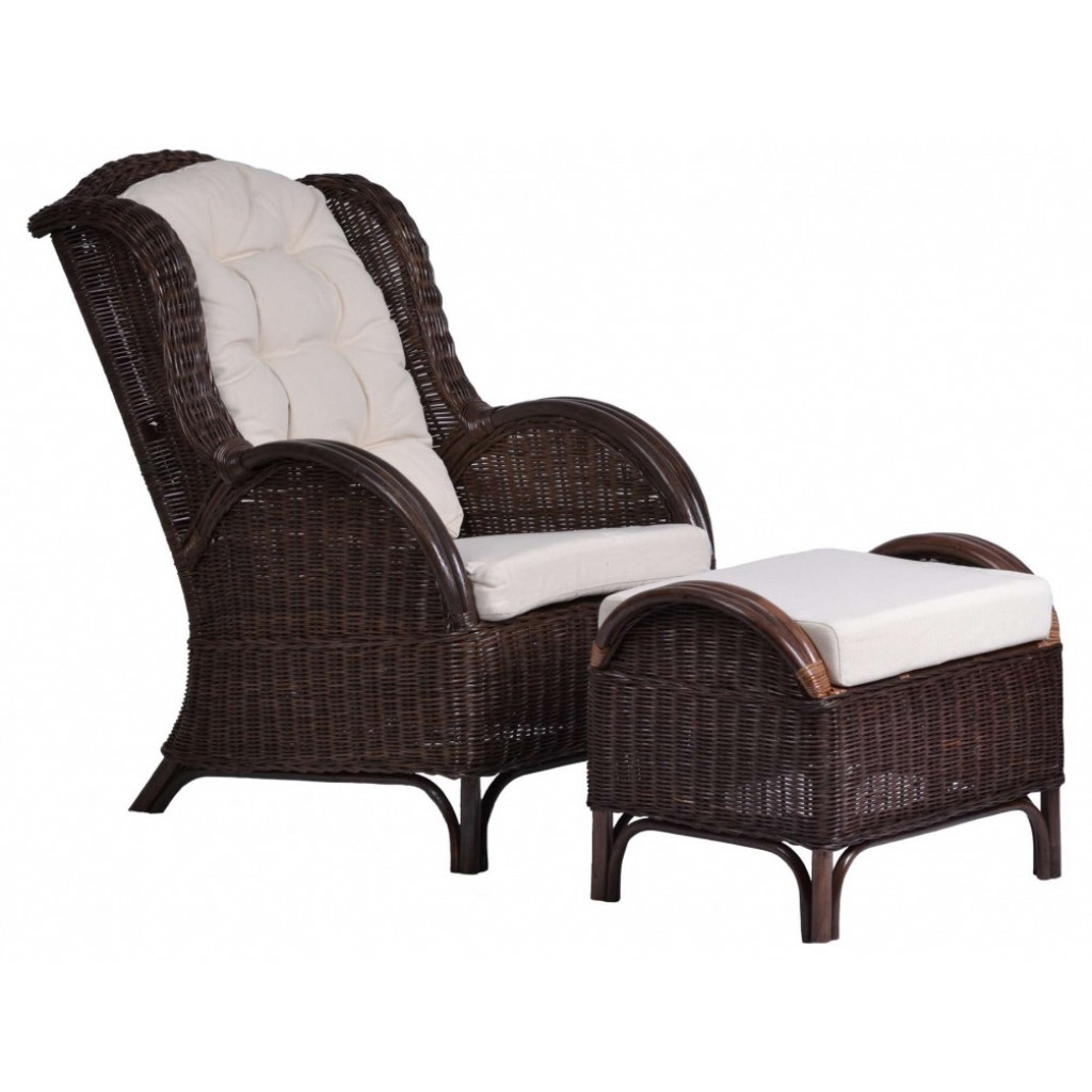 Sitzhocker  Landhaus Mango Braun