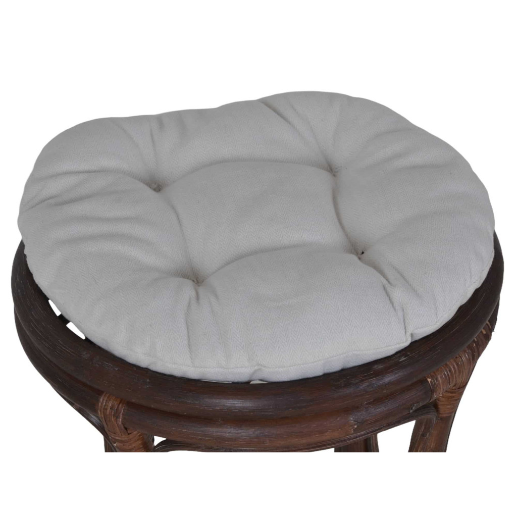 Sitzhocker Rattan Landhaus Rattan Braun