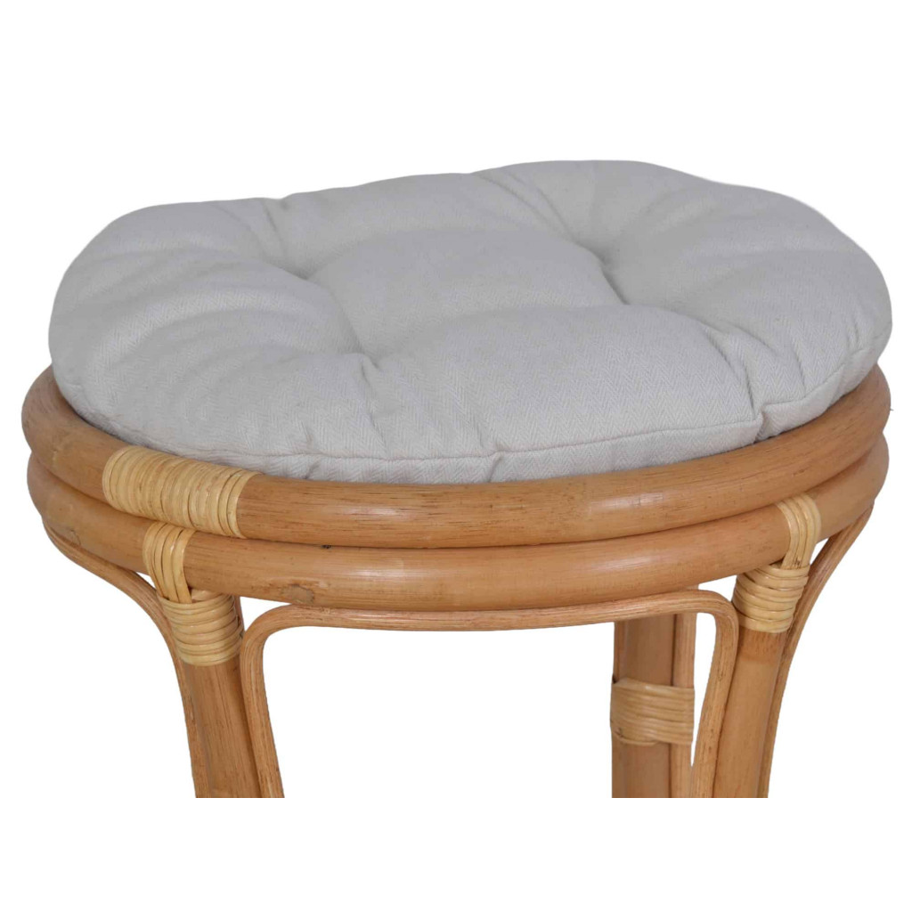 Sitzhocker Rattan Landhaus Rattan Honig