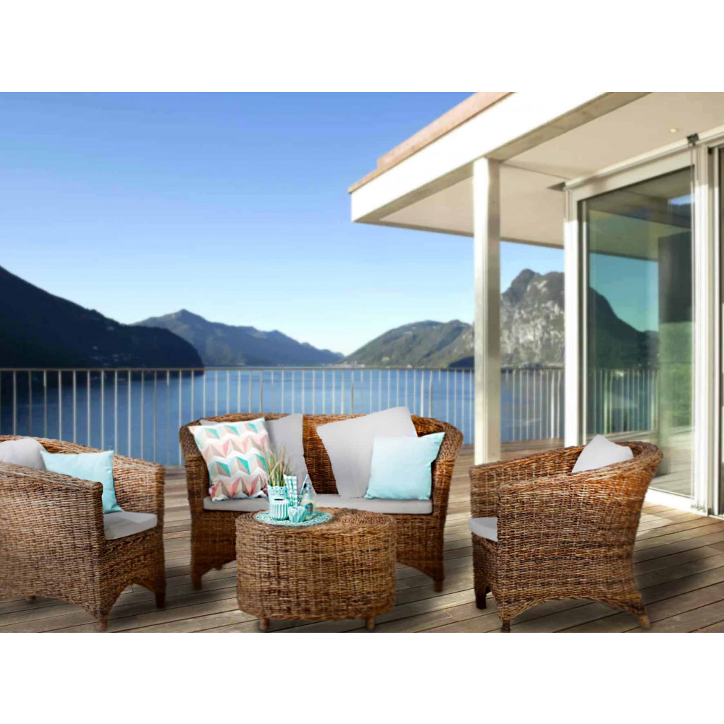 Sofa  Landhaus Braun