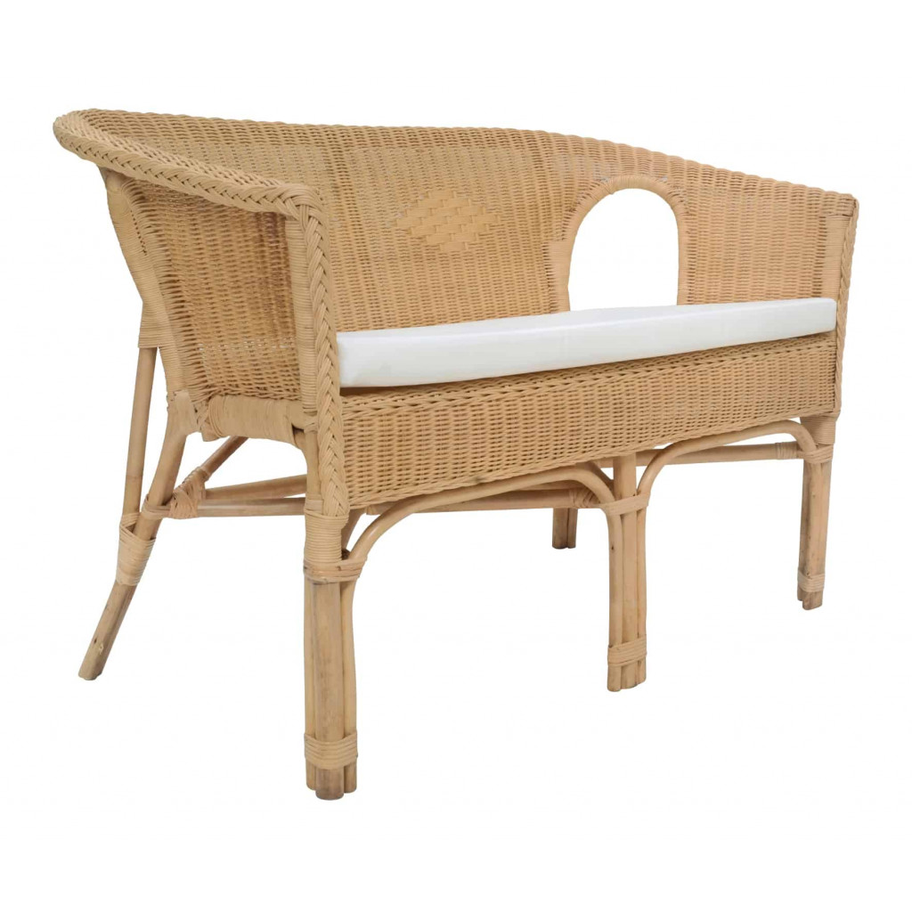 Sofa Rattan Modern Honig
