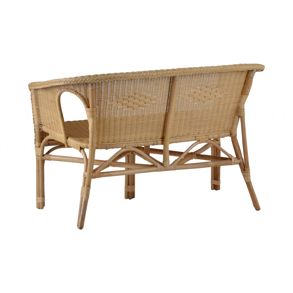 Sofa Rattan Modern Honig