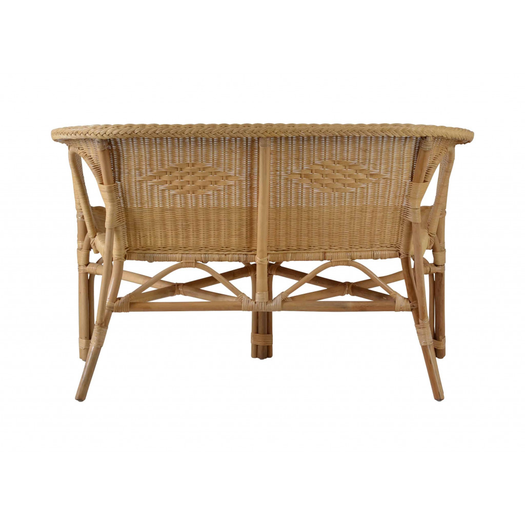 Sofa Rattan Modern Honig