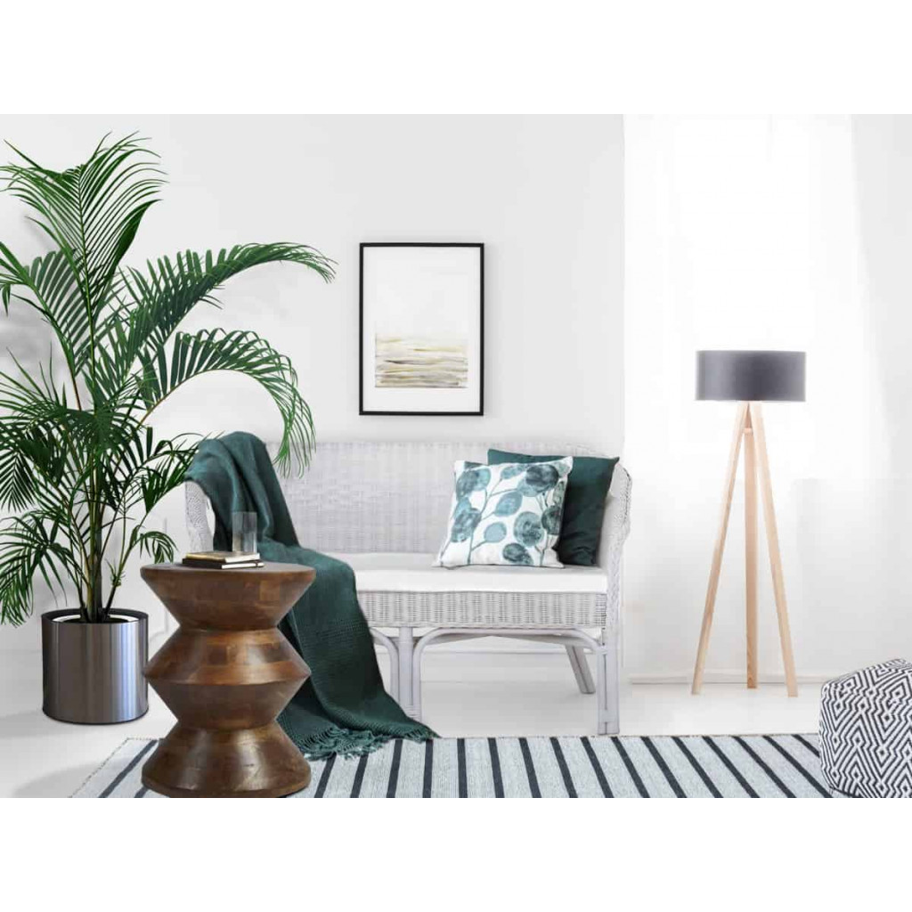 Sofa Rattan Modern Weiß