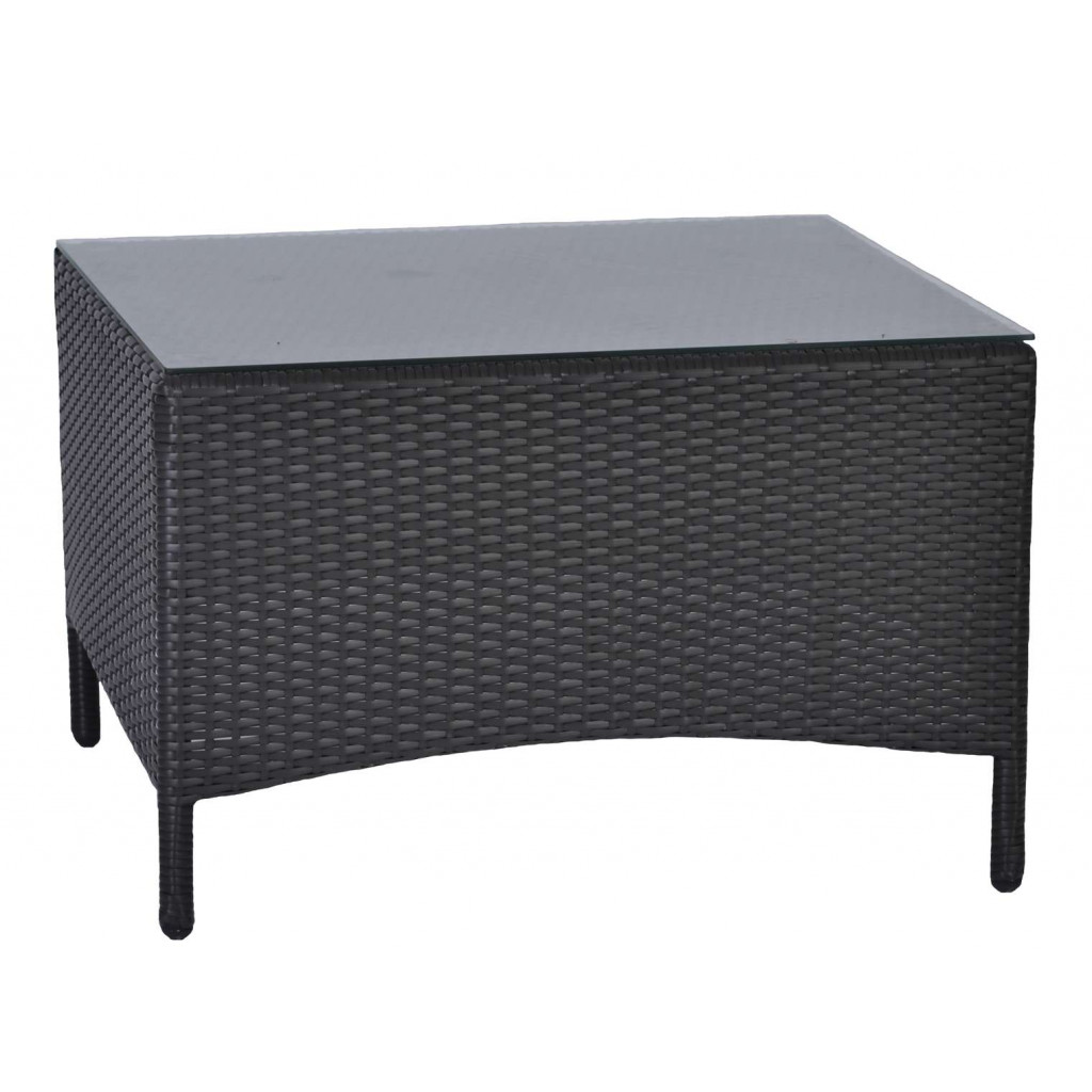 Gartentisch  Gartenmöbel Outdoor Modern 100% Polyester Aluminium Polyrattan Anthrazit