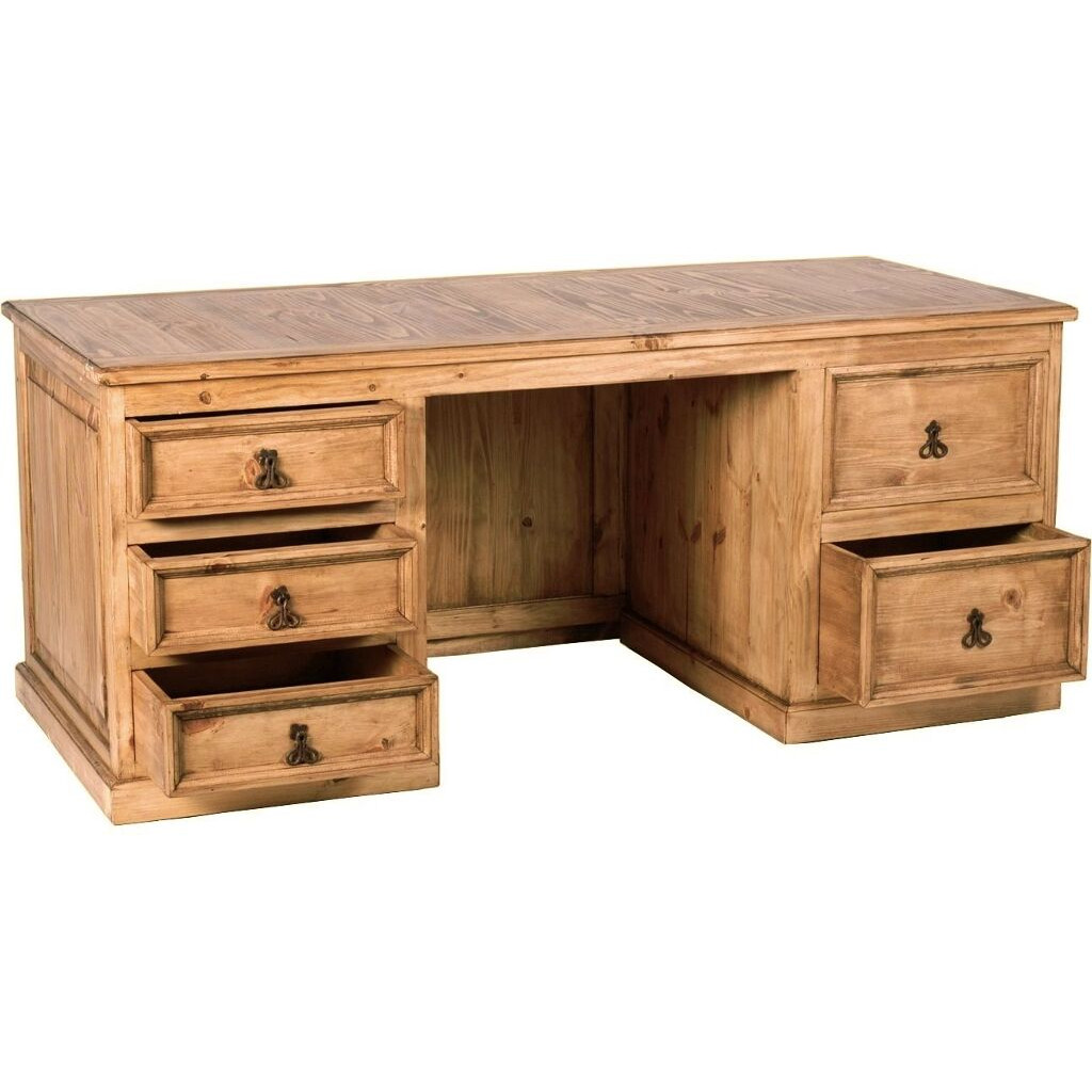 Schreibtisch Mexico Möbel Landhaus Pinie Honig