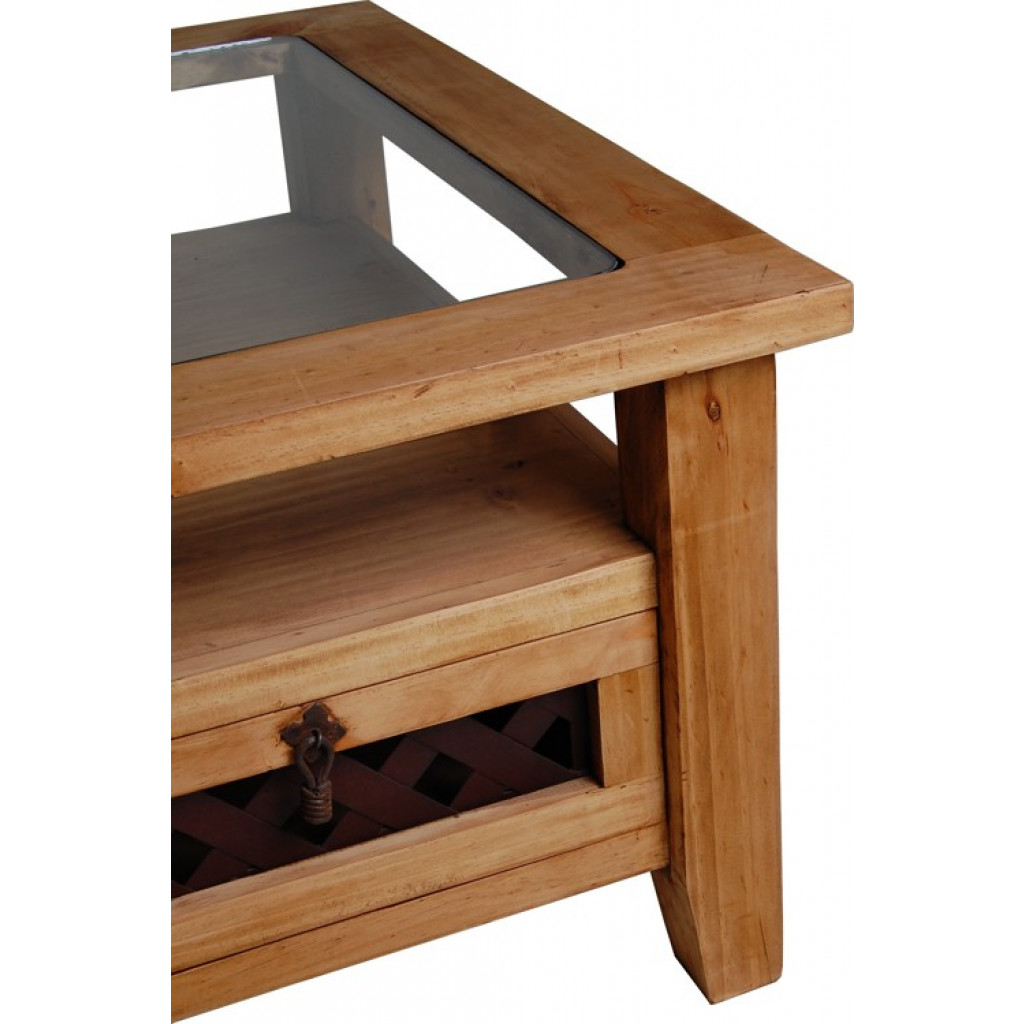 Couchtisch Mexico Möbel Landhaus Pinie Honig