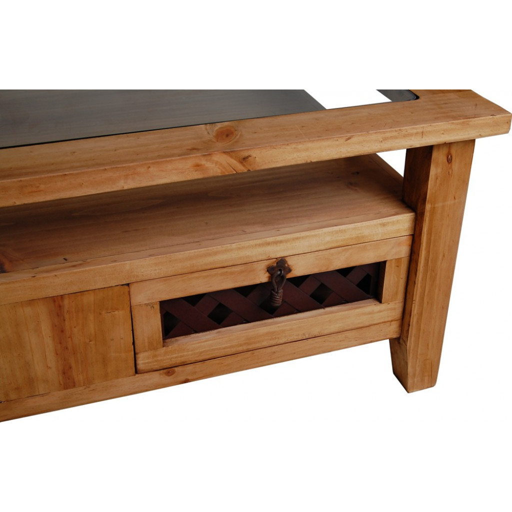 Couchtisch Mexico Möbel Landhaus Pinie Honig