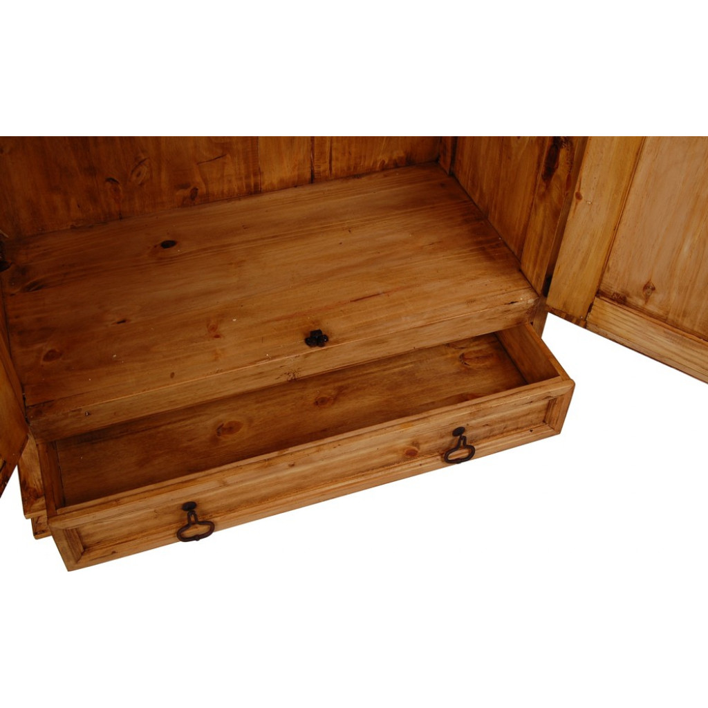 Vitrine Mexico Möbel Landhaus Pinie Honig