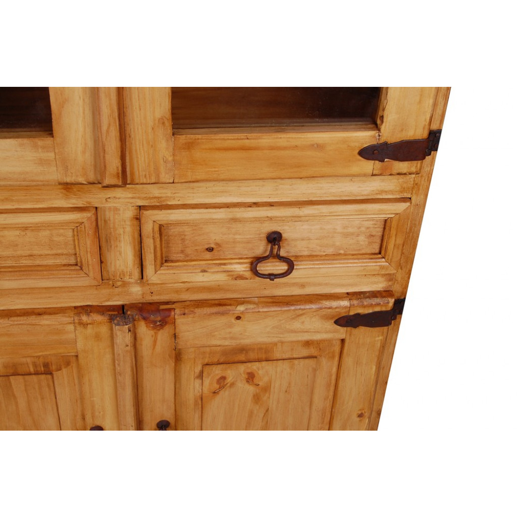 Vitrine Mexico Möbel Landhaus Pinie Honig