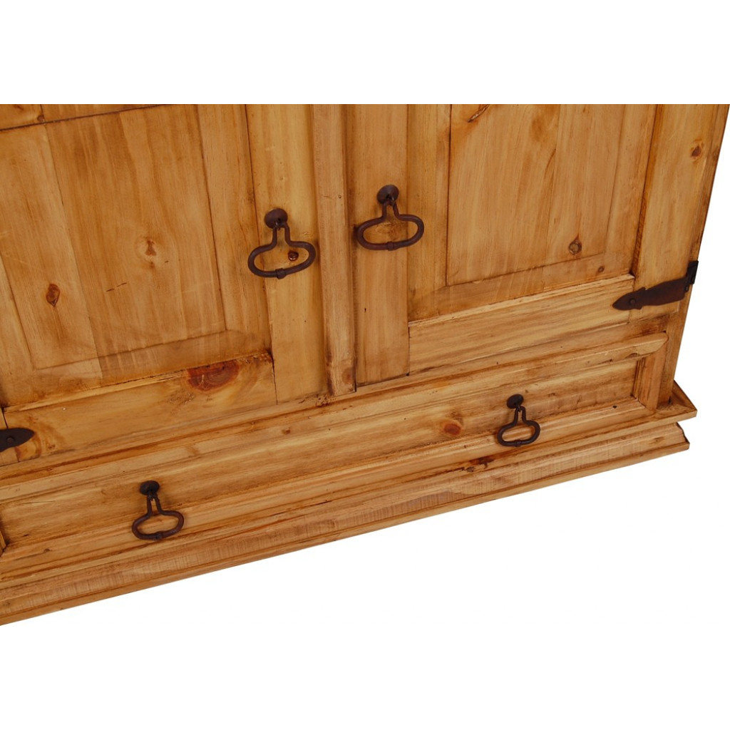 Vitrine Mexico Möbel Landhaus Pinie Honig