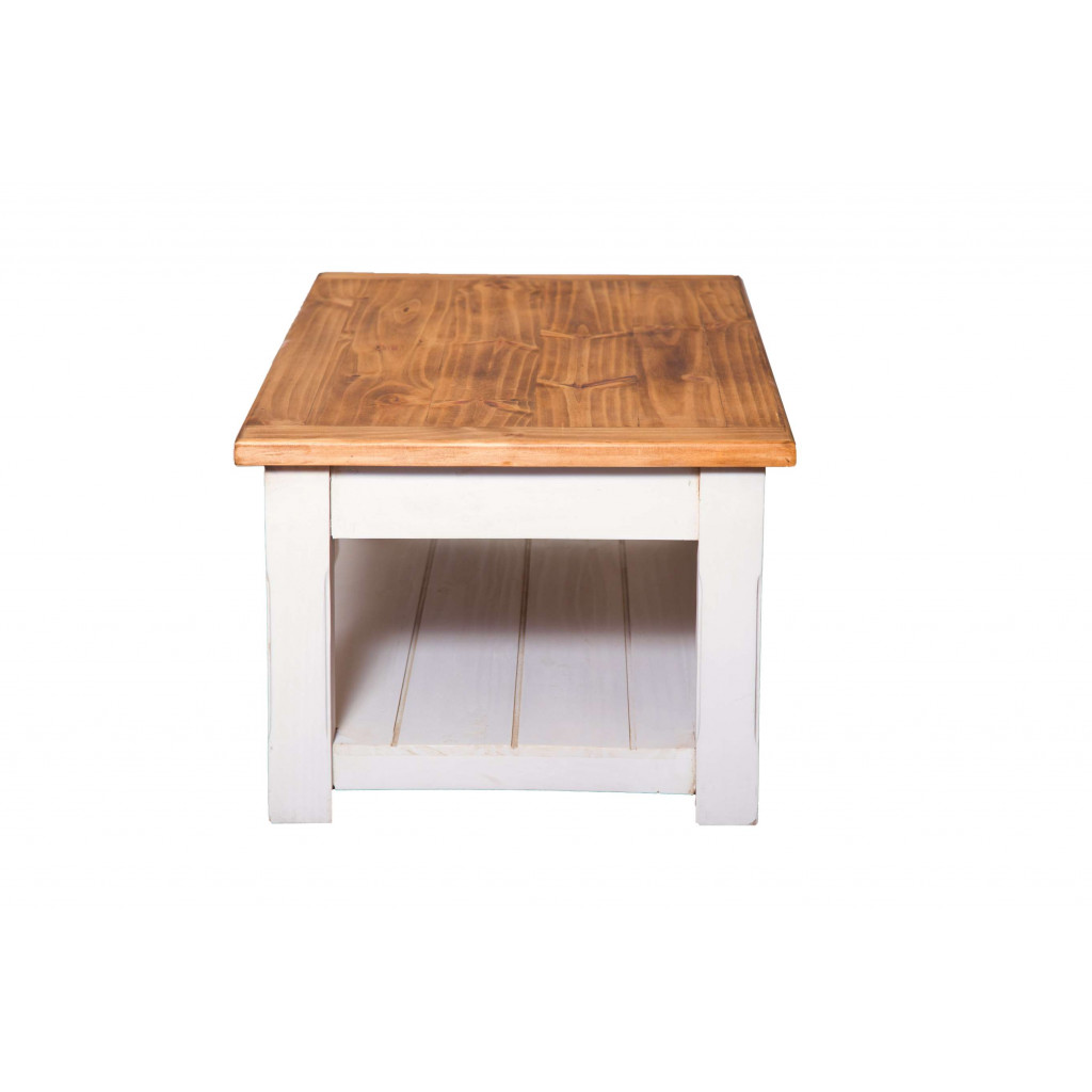 Couchtisch Mexico Möbel Landhaus Pinie Weiß