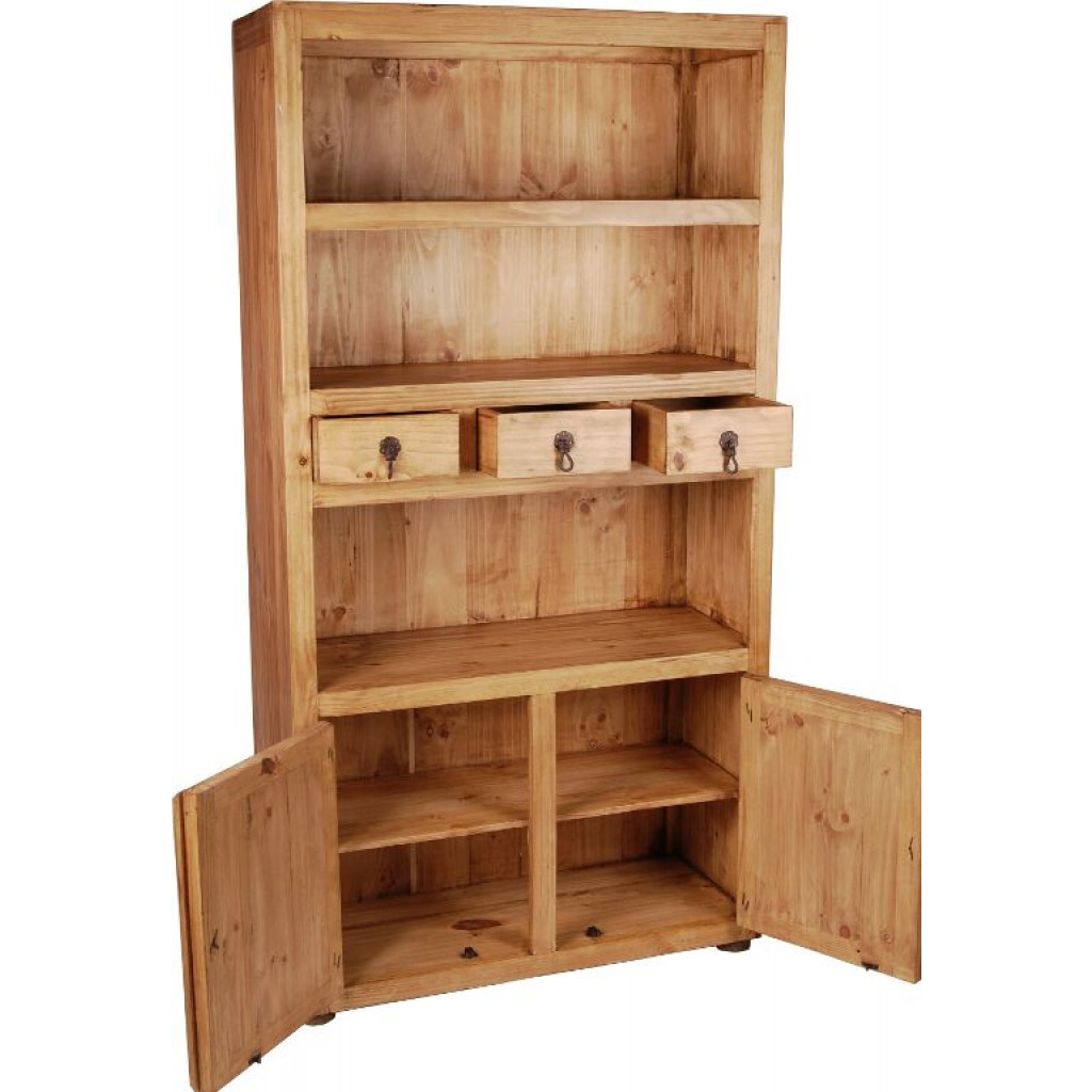 Bücherregal Mexico Möbel Landhaus Pinie Honig