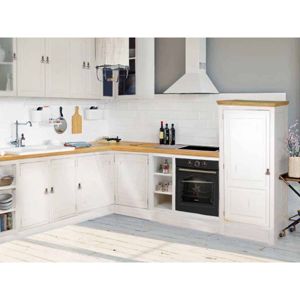 Küchenmodul Mexico Möbel Landhaus Pinie Weiß