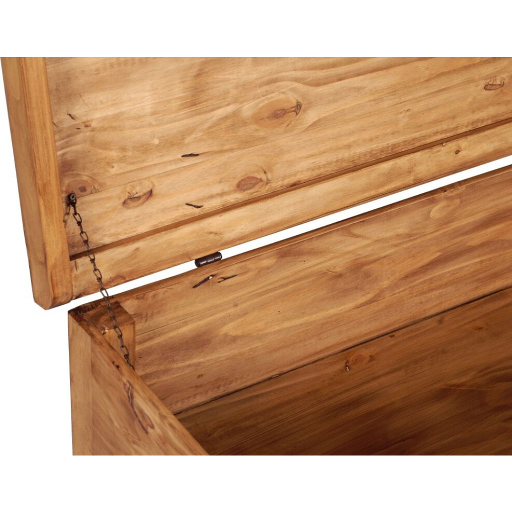 Truhe Mexico Möbel Landhaus Pinie Honig