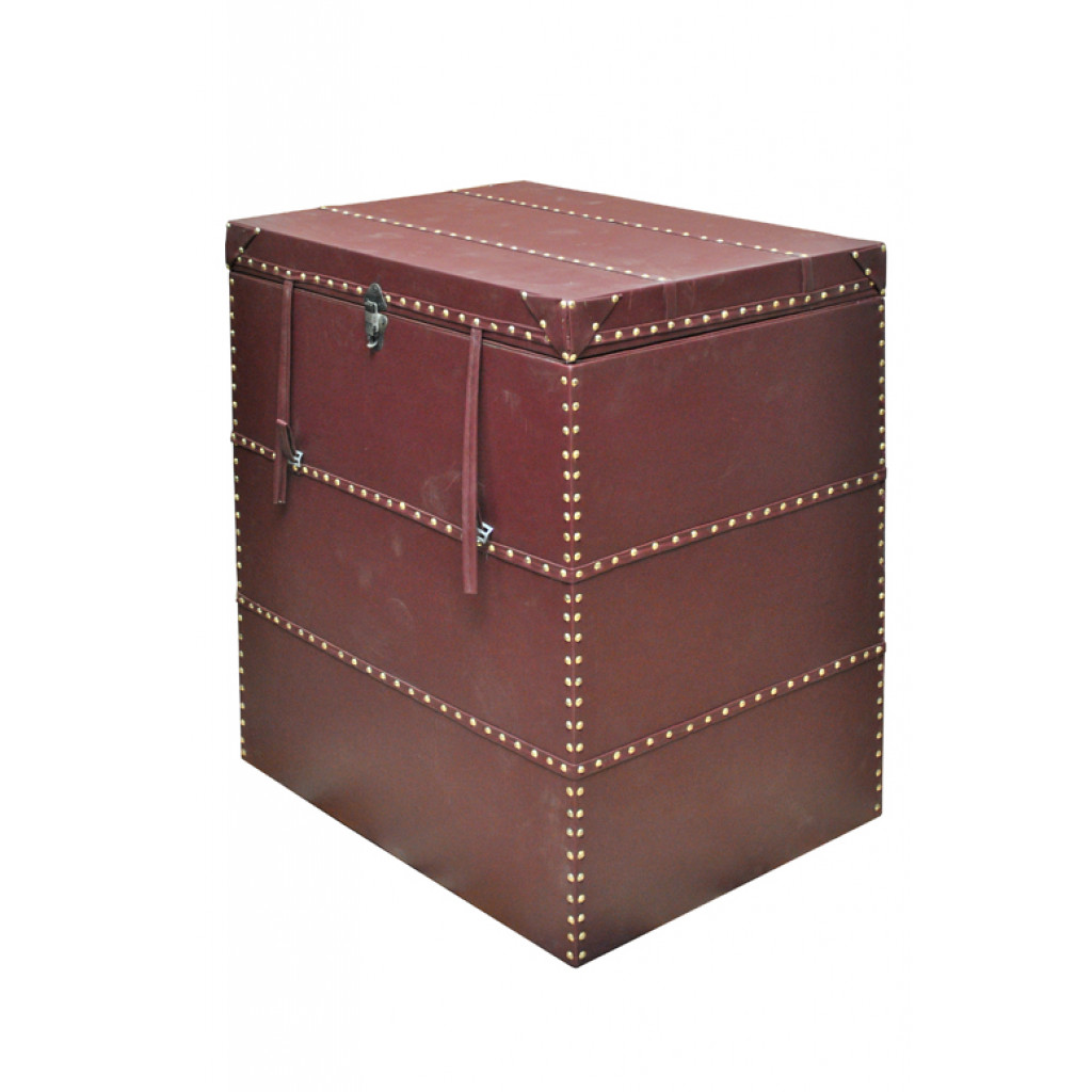 Truhe  Kolonialstil Mango Braun