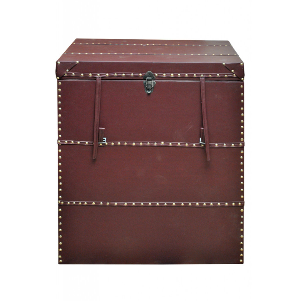 Truhe  Kolonialstil Mango Braun