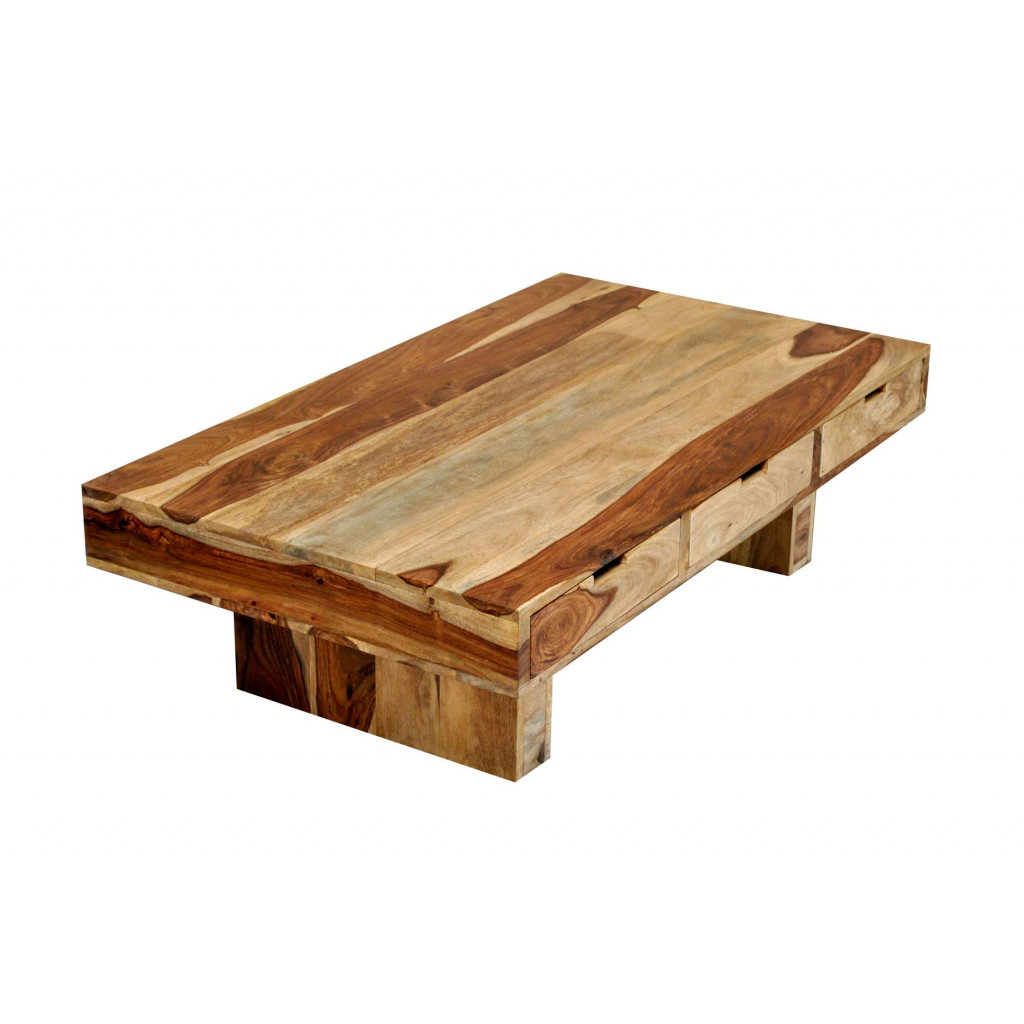 Couchtisch Khatu Modern Sheesham Sheesham natur