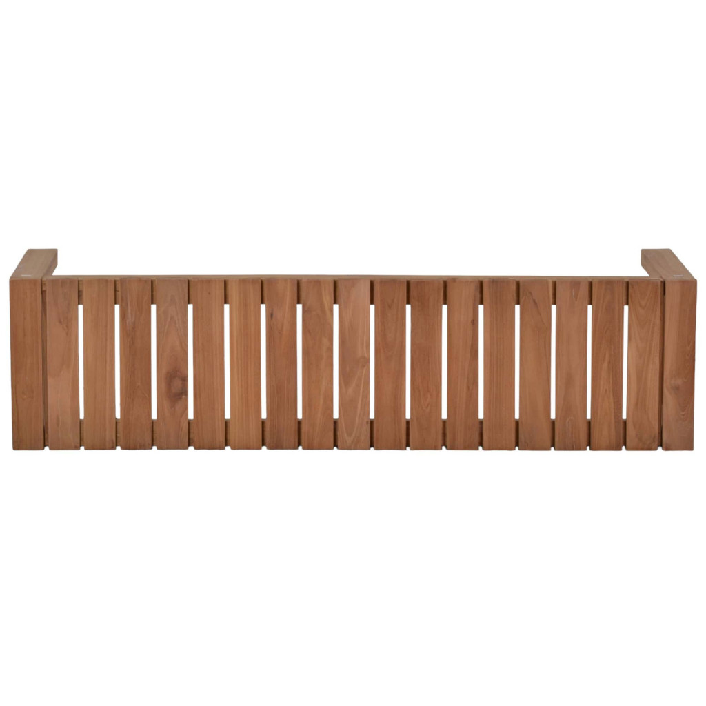 Bank  Gartenmöbel Outdoor Massivholz Teak Honig